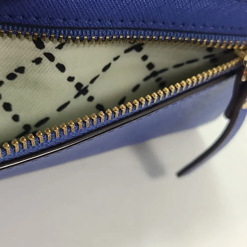 Kate Spade New York Leather Bifold Leather Wallet Blue